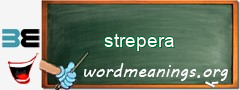 WordMeaning blackboard for strepera